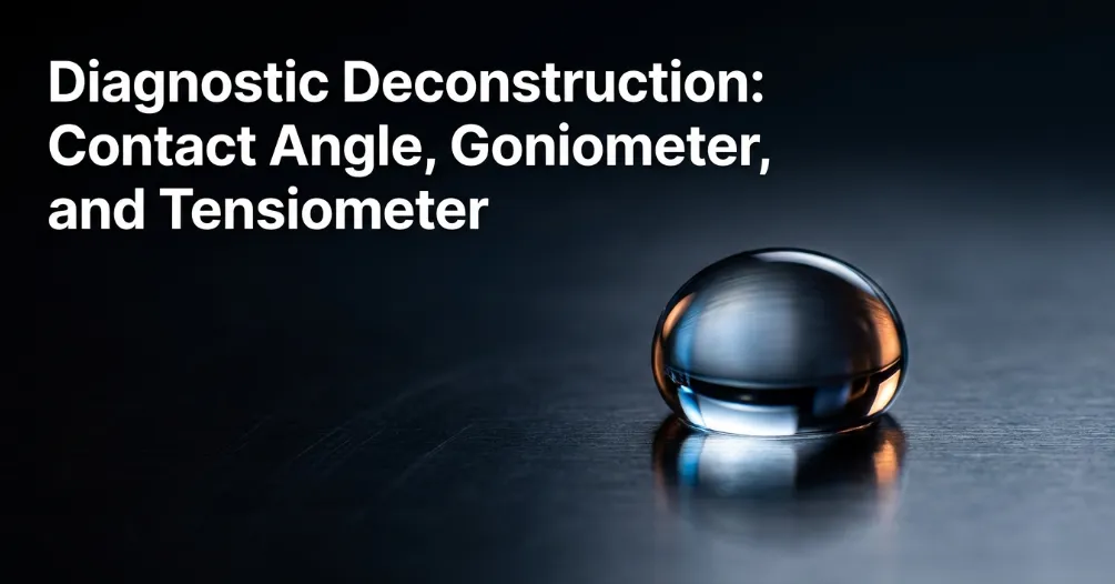 Diagnostic Deconstruction: Contact Angle, Goniometer, and Tensiometer
